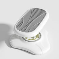Spring Footrest Curved Foot Stool with Spring Portable Footstool Comfortable Ottoman Sturdy for Office, Toilet
