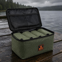 And Reel Bag Heavy Duty Fishing Tackle Case Fishing Tackle Organizer Zippered Outdoor Gear Waterproof for Travel