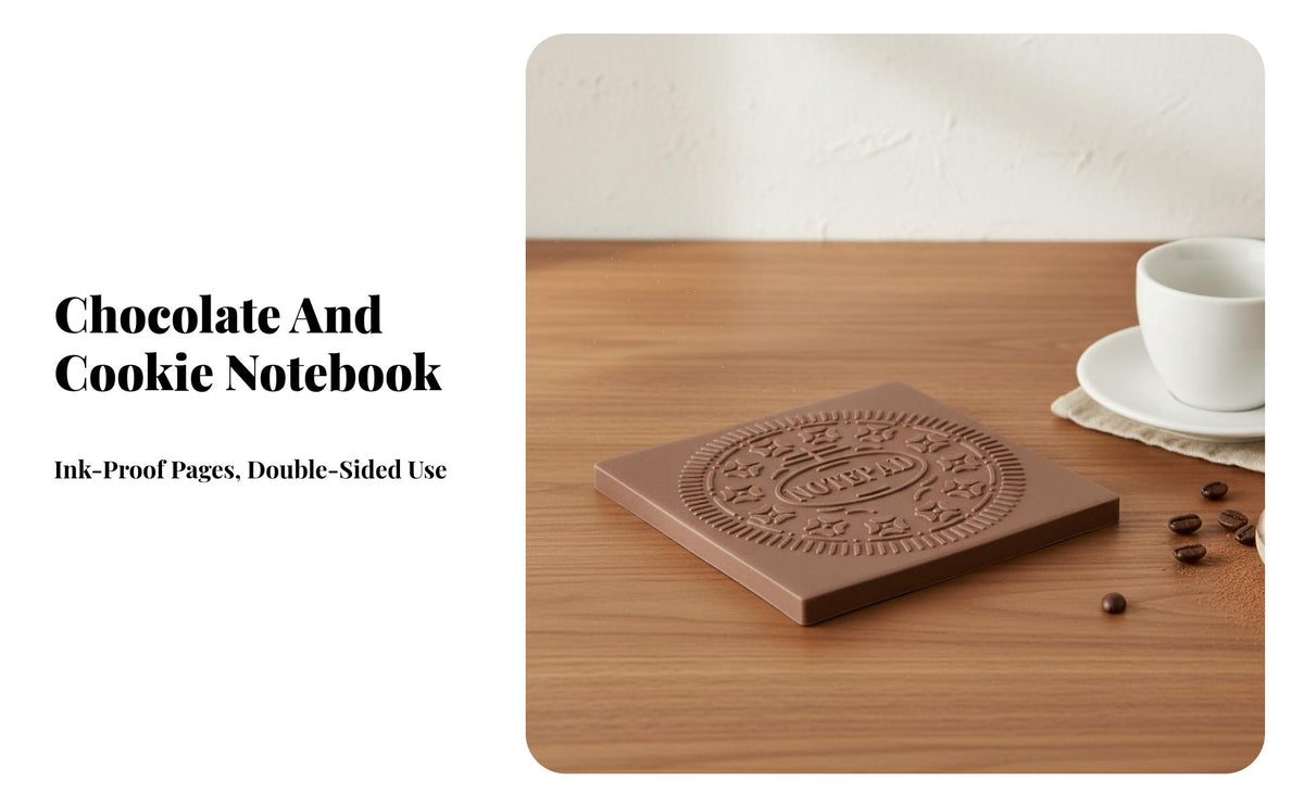 Chocolate Bar Notepad Realistic Design Chocolate Shaped Notebook Creative Novelty Food Memo Pad for Students, Teachers, School, on the Go, Desk
