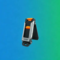 Stainless Steel Quick-Clamp Tool Hanger Reinforced Nylon Waist Belt Tool Hanger Fits up to 2.7 Inch Belts Work Gear Foldable