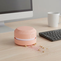 Mini Desktop Vacuum Cleaner USB USB-Powered Portable Keyboard Cleaner Lightweight Tabletop Dust Sweeper for Office Workers, Students, Car