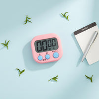 Countdown Timer Digital Countdown Clock Electronic Cooking Timer Magnetic Countdown Timer Tabletop Timer Dual Mode Loud Alarm Suitable for Cooking Exercise Study
