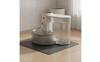 3L Large Capacity Tilting Pet Water Bowl Filter-without Wireless Cat Water Dispenser Quiet Operation Double Reservoir Pet Waterer for Small Dogs