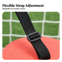 Adjustable Straps Hanging Soccer Target Lightweight & Portable Soccer Goal Target High-Visibility Colors for Coaches, Kids