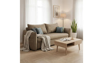 Multi-Functional Sofa Bed with Storage Space-Saving Design Convertible Loveseat Bed Minimalist Design Pull-out Sleeper Sofa for Small Apartment