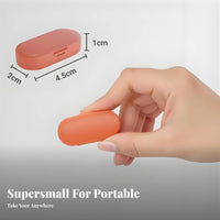 Mini Size 4-Compartment Pocket Pillbox Magnetic Closure Organizer small-sized medication container Sealed Design for journeyers, Office Workers, journey, on the move, regular Use, Handbag