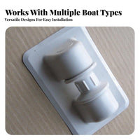 Inflatable Boat Anchor Wheel Secure Anchoring Inflatable Boat Anchor Holder Reduces Drag Easy Installation