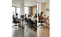 Mesh Chair with Headrest Ergonomic Mesh Office Chair Breathable for Telecommuters, Professionals, Study, Meeting Room