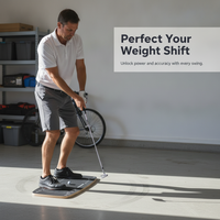 Golf Swing Trainer Balance Board for Weight Transfer and Reverse Pivot Correction