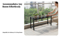 Floor-Standing Multi-Tier Plant Stand Space-Saving Flower Rack Stable framework Display Shelf Sturdy Construction for Apartment Dwellers, Home Decorators, Homeowners, Living Room, Balcony, Indoor, Bedroom