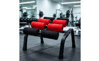 Low-Profile Back Stretcher with Rollers Comfortable Arched Back Stretcher Compact Equipment Portable for Home Exercise