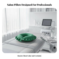 Comfortable Massage Table Face Pillow Washable Massage Table Headrest Pad Pressure Relieving for Beauticians, Students, Beauty Salon, Travel