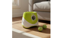 USB Rechargeable Automatic Ball Launcher Interactive Training Pet Ball Launching Machine Adjustable Launch Distance Electric Fetch Toy Single-Button Control for Backyard