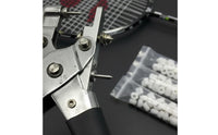 Badminton Racket Grommet Pliers Alloy Construction Three-Function Grommet Tool Non-Slip Handle Racket Eyelet Installation Tool