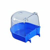 Easy to Install Bird Bathing Enclosure Transparent Cover Bird Shower Box Sturdy Plastic Enclosure Accessory Splash Guard