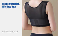 Nomovement Breast Band High Elasticity Antimovement Bra Band Discreet Design Adjustable Fit for Runners, Leap Roping, Running