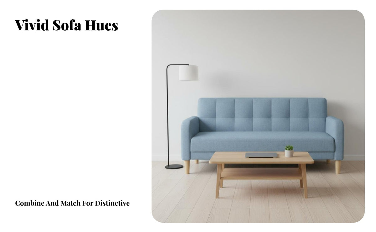 Nordic Design 3-Seater Fabric Sofa Modern Minimalist Design 3-Seater Settee Economical Living Room Furniture Space-Saving for Apartment Dwellers, Small Families, Homeowners, Home