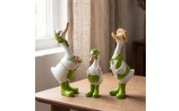 3 Pieces Duck Garden Statue Whimsical Garden Waterfowl Decor Cute Resin Ducks for Gardeners, Collectors, Courtyard, Patio, Planters