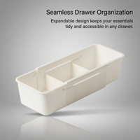 Expandable Drawer Organizer Tray, Geometric Kitchen Storage, Makeup Accessories Drawer Organiser, Desk Drawer Insert