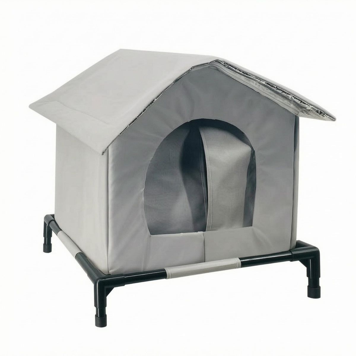 Cylindrical Frame Outdoor Cat Shelter