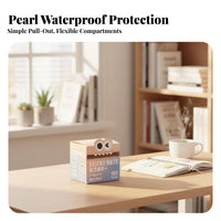 Sticky Note Roll Waterproof Pearlescent Page Marker Roll Writable Translucent Annotation Tape for Planners, Office Workers, Planning, Learning, School
