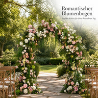 Monet's Garden Arch Floral Arrangement for Outdoor Wedding Decor