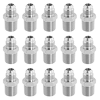 15 Pieces JIC Tapered Fitting High Pressure Hydraulic Hose Fitting Precision Machined JIC Adapter for Plumbing Repair