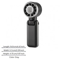 Portable Handheld Fan Adjustable Joint Ice Cooling Fan Slim Compact