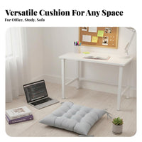 Soft and Comfortable Tatami Floor Pillow High-Density Filling Velvet Tatami Cushion Easy to Clean for Students, Dining Room