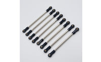 8 Pieces RC Linkage Set with Metal Ends Adjustable Tie Rod Kit Shiny Link Rod for Hobbyists