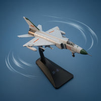 1:72 Scale Fighter Model Diecast Fighter Aircraft Model with Stand Alloy for Aviation Enthusiasts, Collectors, Office Decor
