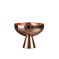 Metal Pedestal Bowl Elegant Ice Cream Bowl Polished Ice Cream Cup Reflective for Hosts