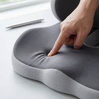 Memory Foam Seat Cushion and Lumbar Support Pillow for Office Chair, Students, Artists