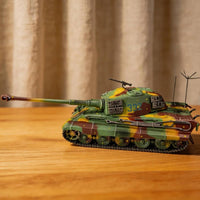 1/72 Scale Tank Model Movable Turret Historical Armored Vehicle Model Realistic Collectible Decor for Collectors