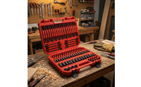 107 Pieces Screwdriver Bit Set with Case Secure Screwdriver Bit Set with Storage Case Sturdy Tools for Garage