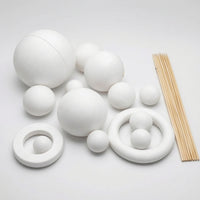 Solar System Model Kit DIY Solar Model Set Easy to Color Toy for Kids, Teachers