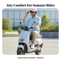 Baseball Cap Helmet 3C Certified Duckbill Helmet Sun Protection Motorcycle Baseball Cap for Men, Women, Summer, City Commuting, Outdoor Riding