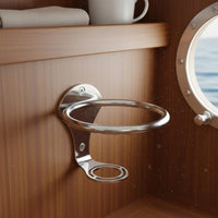 Mirror Polished Stainless Steel Cup Holder Marine Cup Holder Rust Proof for Caravan