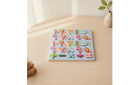 Hands-on Wooden Puzzle with Arabic Numerals Child-Centered Number Puzzle Colorful Educational Board Interactive for Preschoolers