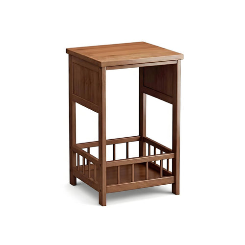 Multi-Tier Tea Stand Space-Saving Storage Rack Slim Design for Bedroom, Students