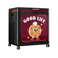 Large Capacity Foldable Frontopening Box hinged lid Toy Chest foldable Design Organizer container flexible for Families, Parents, Living Room, Playroom, Bedroom, Nursery