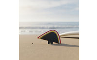 Swept Surfboard Fin with FCS1 Plug Streamlined Fiberglass Surfboard Fin High Performance Stiff for Surfing