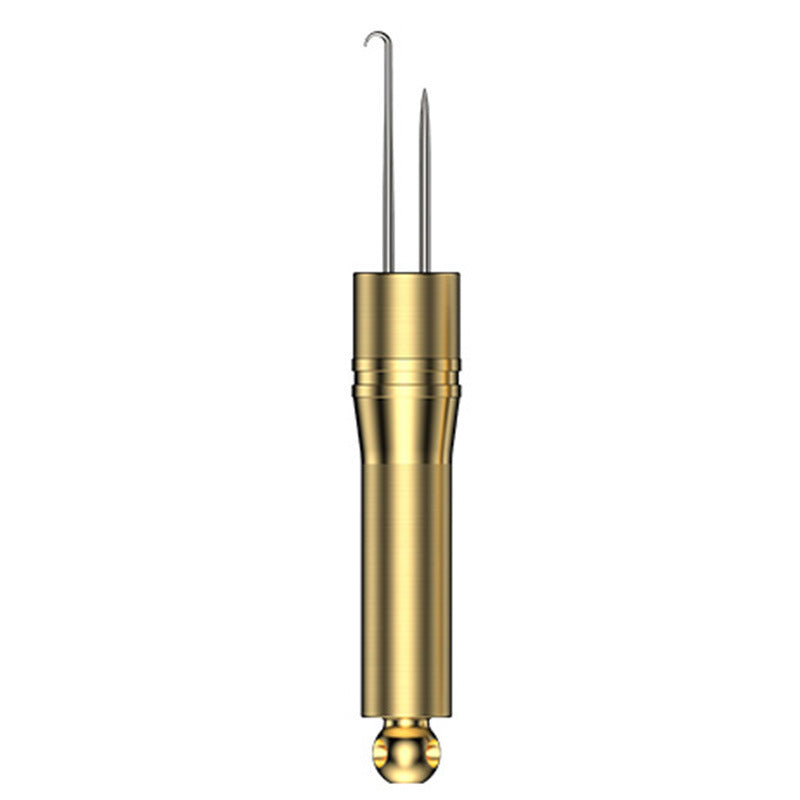 Manual Fishing Line Knot Tying Tool for Hooks and Sub-lines, Pure Copper
