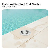 Slotted Grille Pool Inlet Fitting Compact Pool Outlet Fitting Circular Tight Seal
