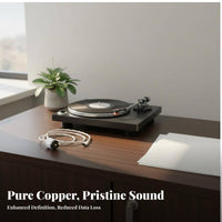 Silver Plated Copper Power Cord High Fidelity Figure 8 Power Cable