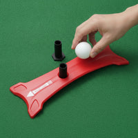 Golf Tee with Curved Base Low-Profile Golf Practice Tool for Golfers, Beginners, Driving Range