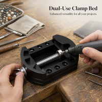 Mini Aluminum Alloy Bench Vise for Crafts, Jewelry, and Small Workpieces
