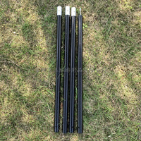 Heavy-Duty 32mm Aluminum Alloy Tent Poles for Outdoor Canopy & Awning Support, 4-Section Detachable, 2.8m Length