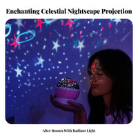 Galaxy projection lamp Colorful Projection Night Light Gift concept for Bedroom, Children