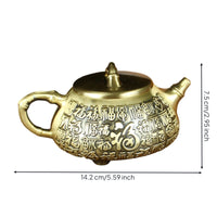 Decorative Teapot Compact Teapot with Lid Loose Leaf Tea Pot for Collectors, Home Decor